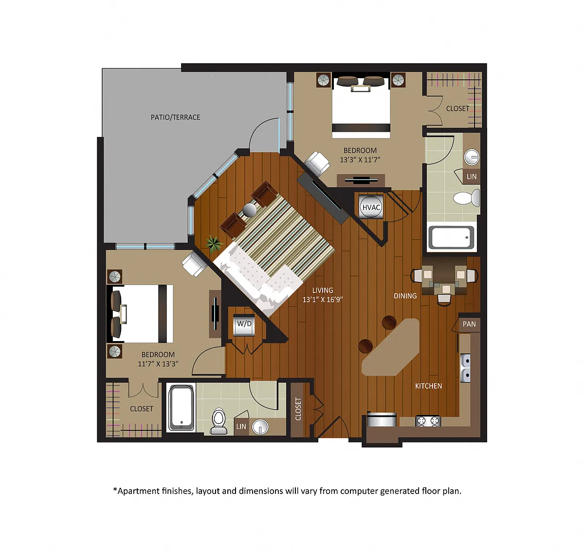 Floor plan B2-B