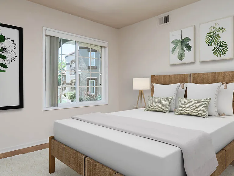 Bedroom with Hard Surface Flooring