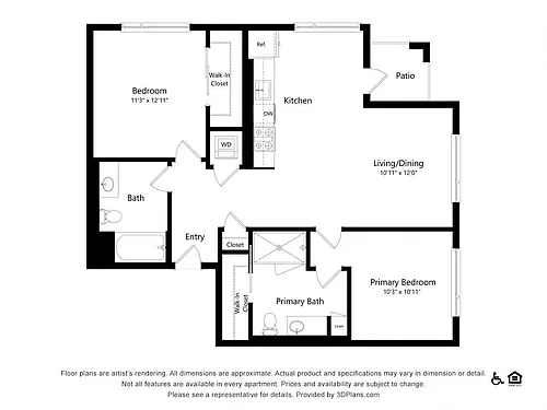 Floor plan 2B-1