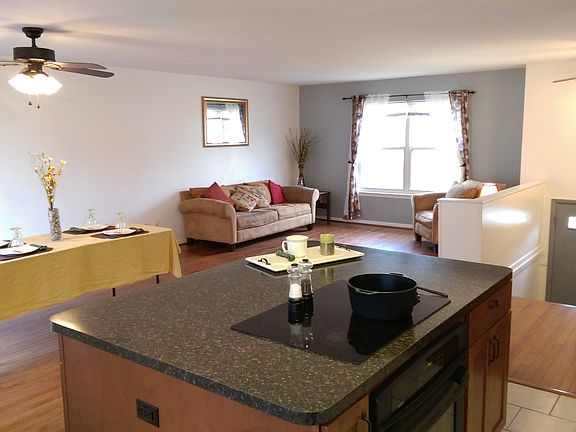 open-concept living area