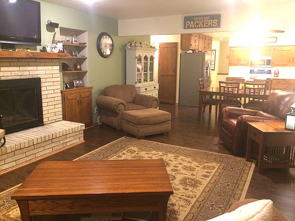 Family room into kitchen
