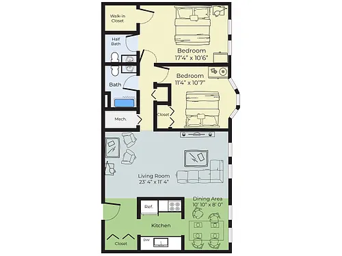 Floor plan The Jefferson