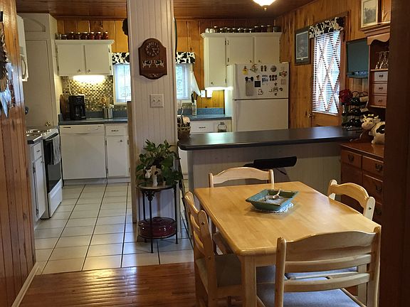 Dining & kitchen from hall