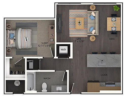 Floor plan A2a