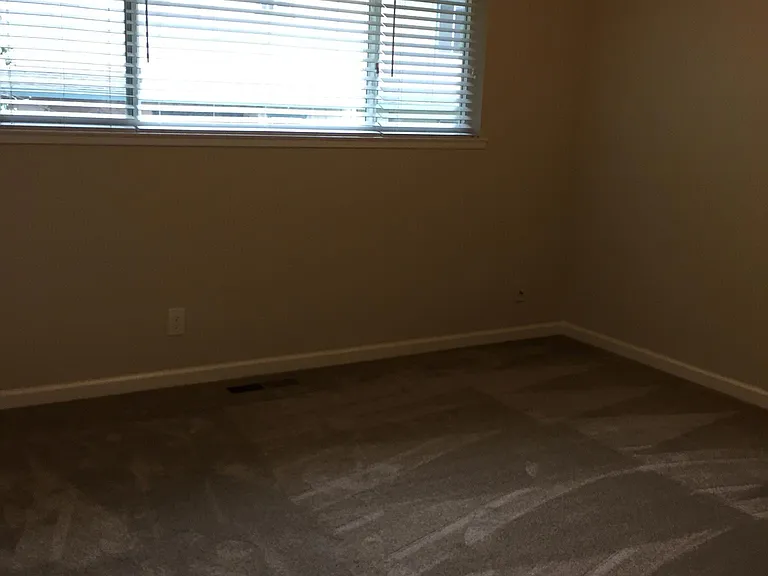 Master bedroom facing backyard