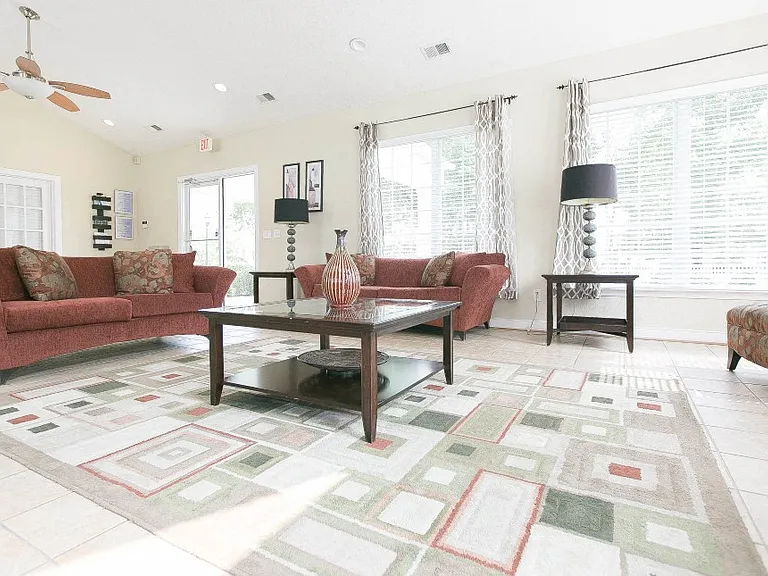 Sitting area in our clubhouse leasing center