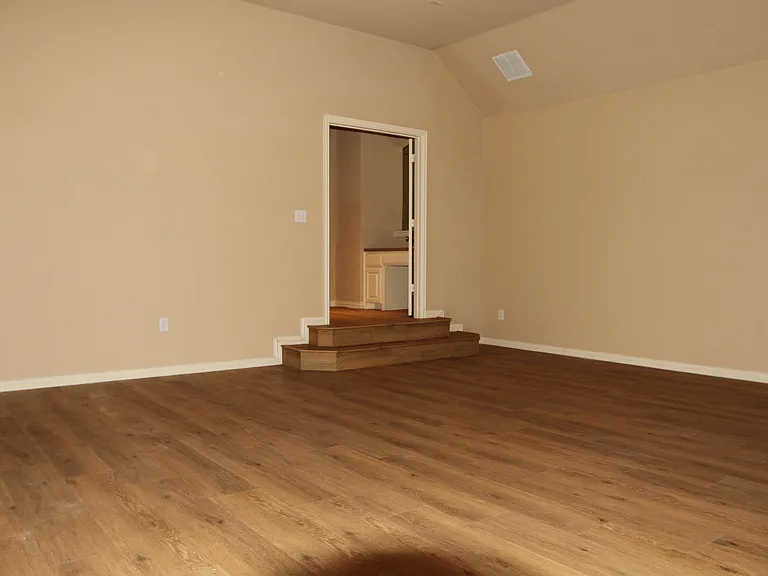 Game room with new floor