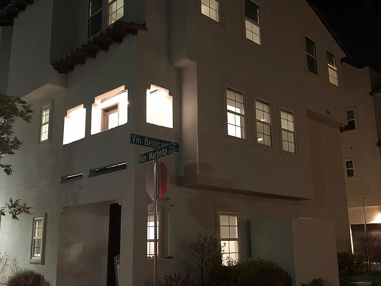 Exterior view at night
