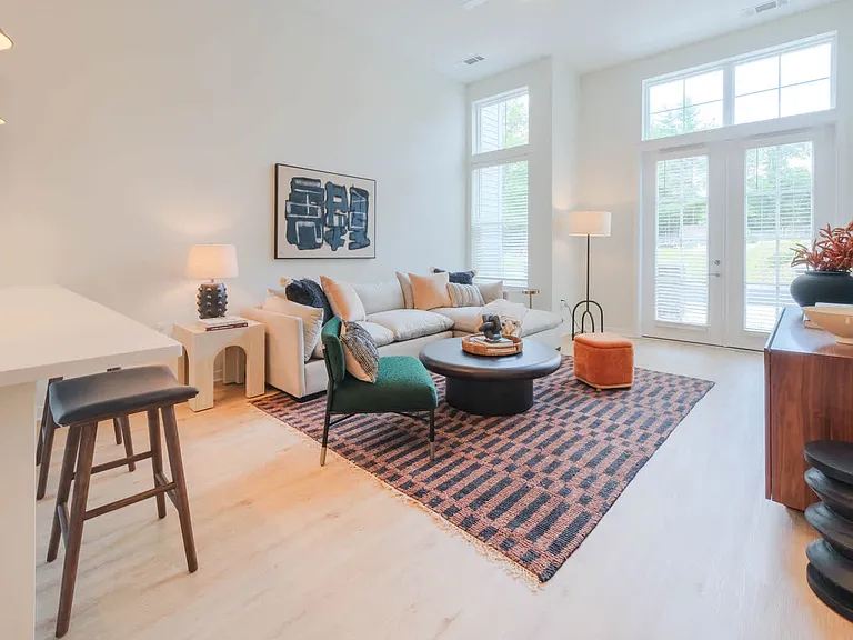 Living Room with Hard Surface Flooring