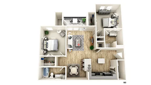 Floor plan B2