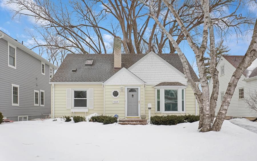 Cape-cod style home with 3 bedrooms and 2 bathrooms