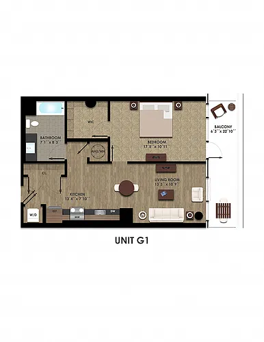 Floor plan 1-G1