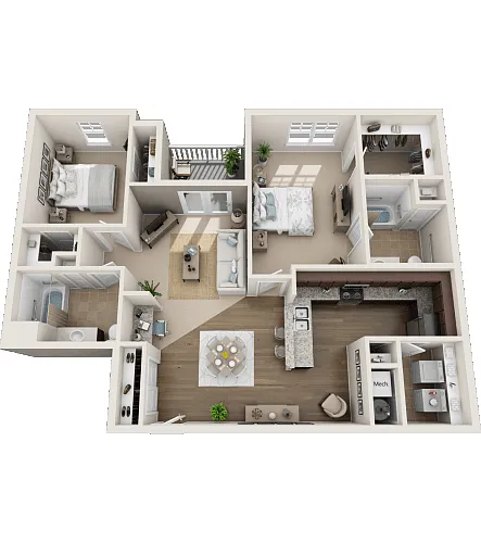 Floor plan The Bald Head