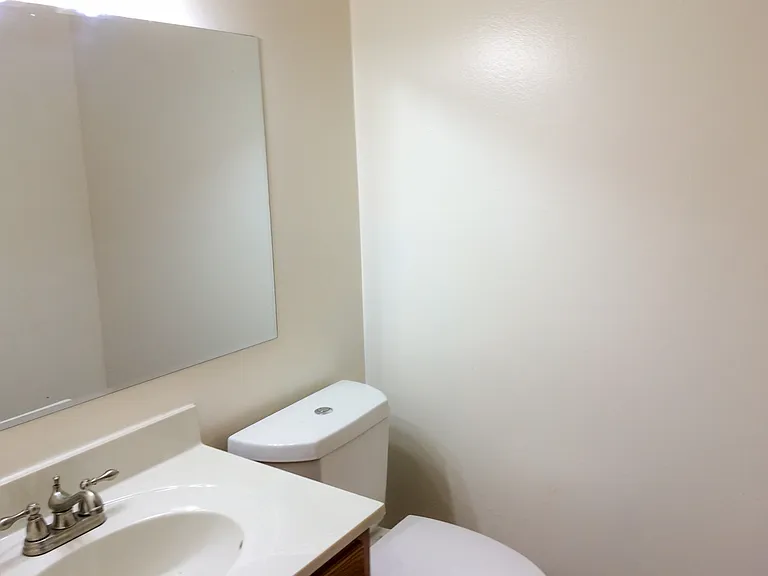 Half bathroom downstairs