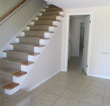 Looking in the front door from downstairs