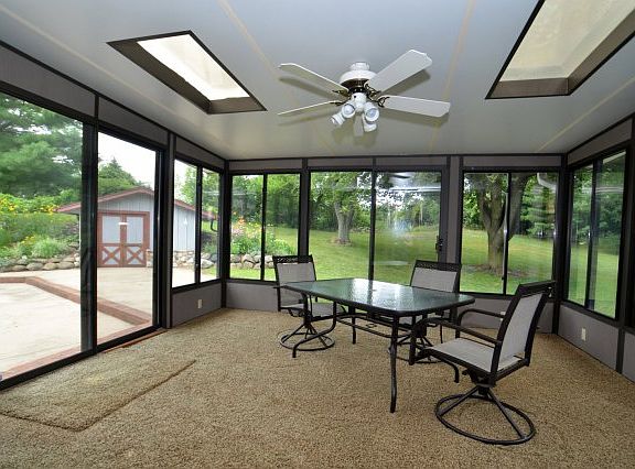 Sunroom over looks gardens