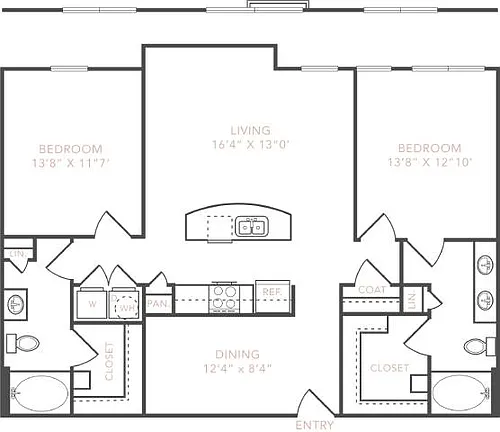 Floor plan B8
