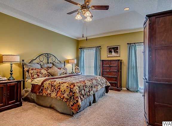 ANOTHER VIEW OF THE MASTER BEDROOM.