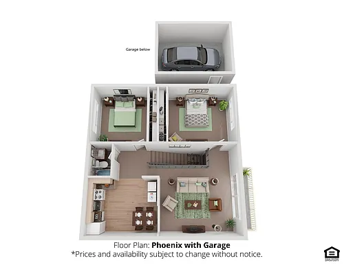 Floor plan Phoenix with Garage