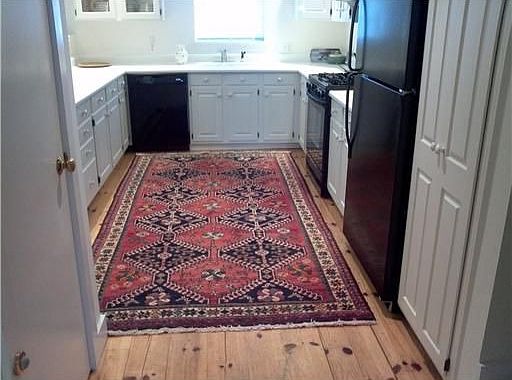 Kitchen Wide Pine Floor