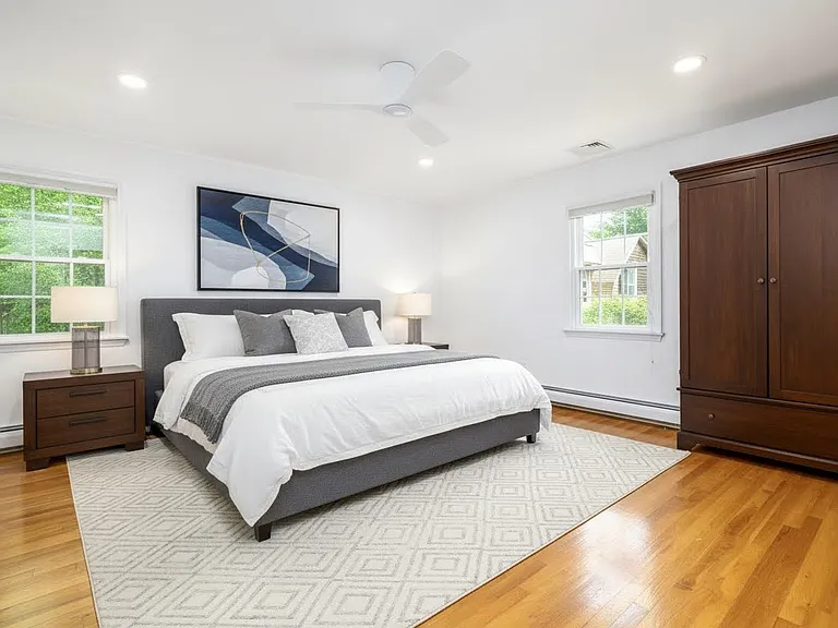 Primary Bedroom with 2 very large closets. Virtually Staged