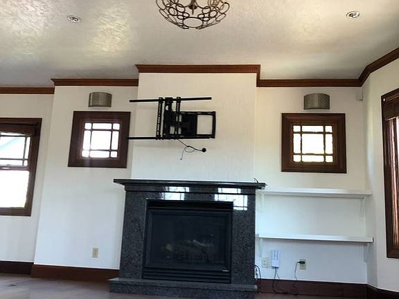 mount for television available by request; gas fireplace