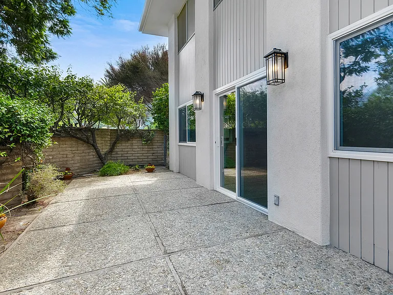 Private patio