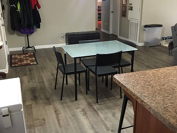 Entry and dining area