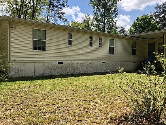 Rear view of home