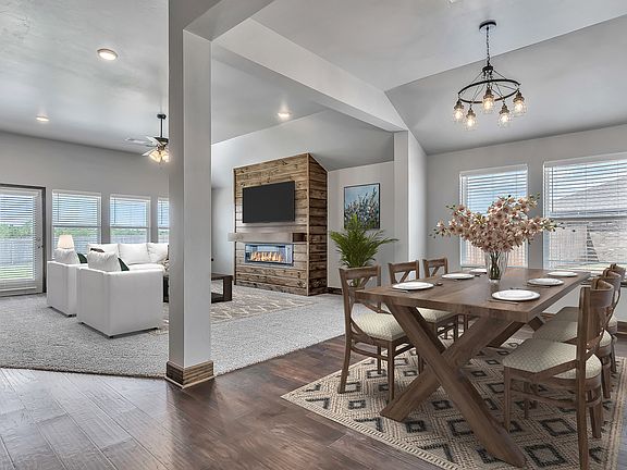 Open Living Area Dining Room