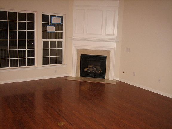 Living room with gas fireplace