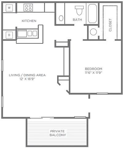 Floor plan Alpine - Newly Renovated
