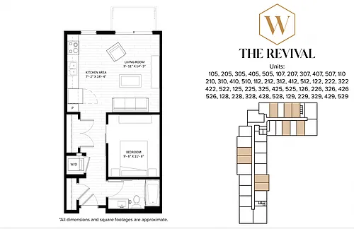 Floor plan The Revival