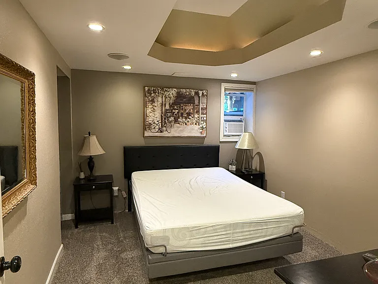 bedroom 1 with queen bed