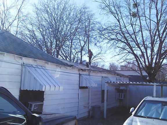 (L) side of home.