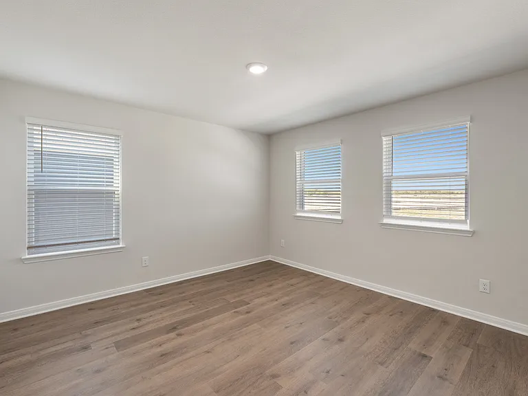 The secondary bedrooms are a great space for children's bedrooms or guest rooms.