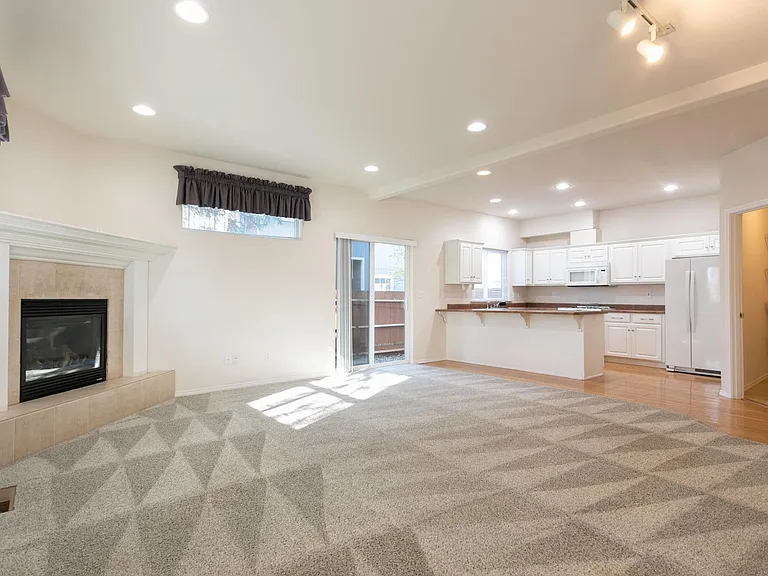 Great room, kitchen