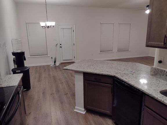 Kitchen to breakfast and living room view