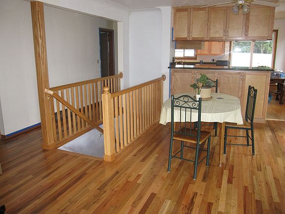 Dining area and stairs