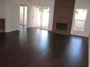 Living Room with New Floors