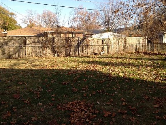 large fenced back yard 