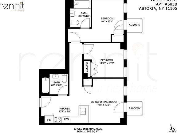2nd image of 26-25 3rd St #503B