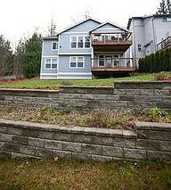 Large backyard that extends for two more lots!