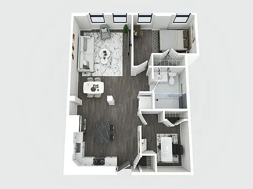 Floor plan 967-404 Elm St.