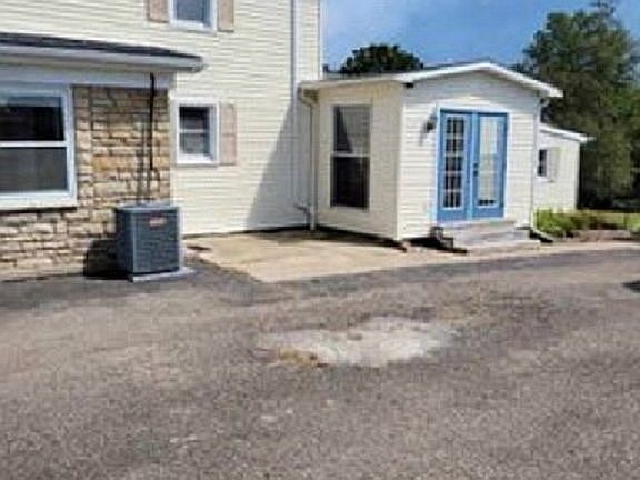 Right side of the house