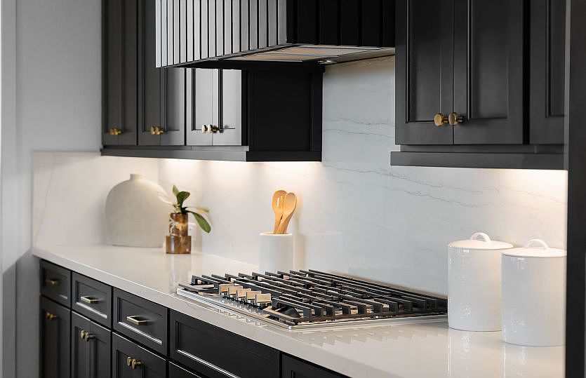 Bright kitchen with abundant cabinet space