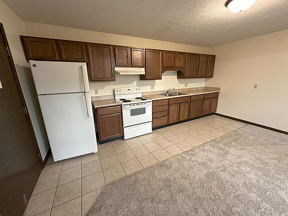 Kitchen with tons of storage.