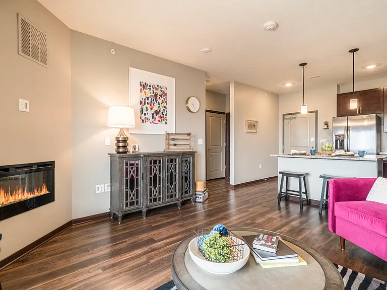 It's easy to feel at home in our cozy living spaces.