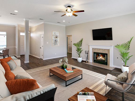 Virtually Staged Living Area