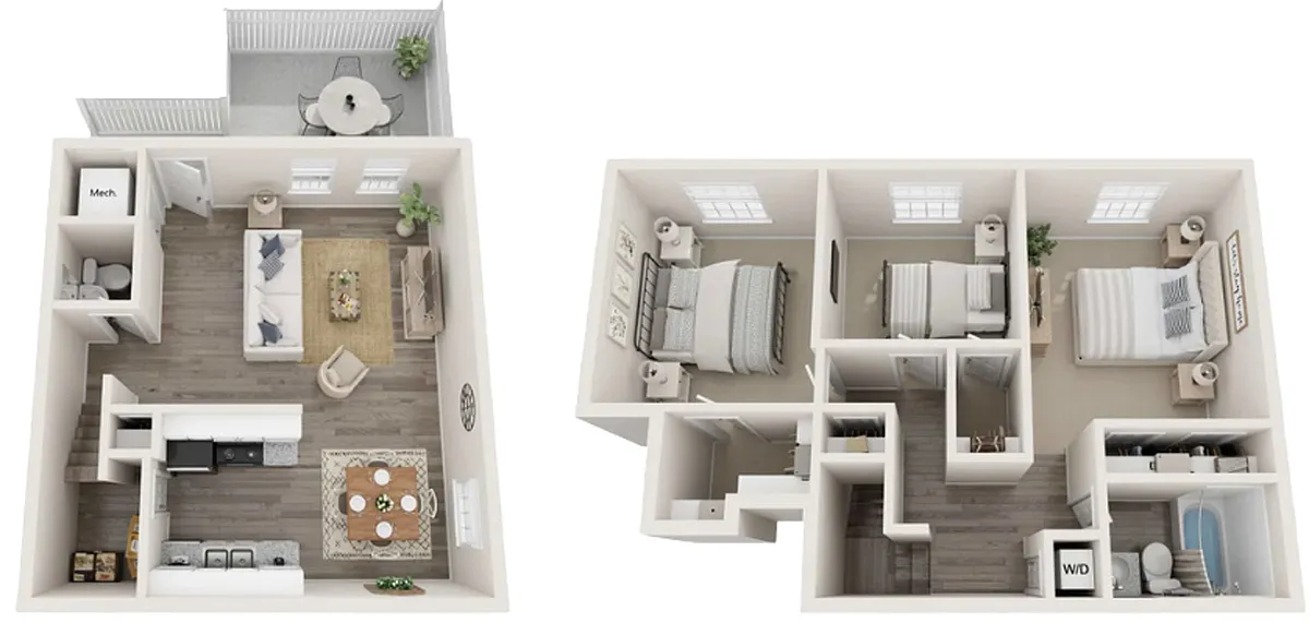 Floor plan The Dogwood Townhome